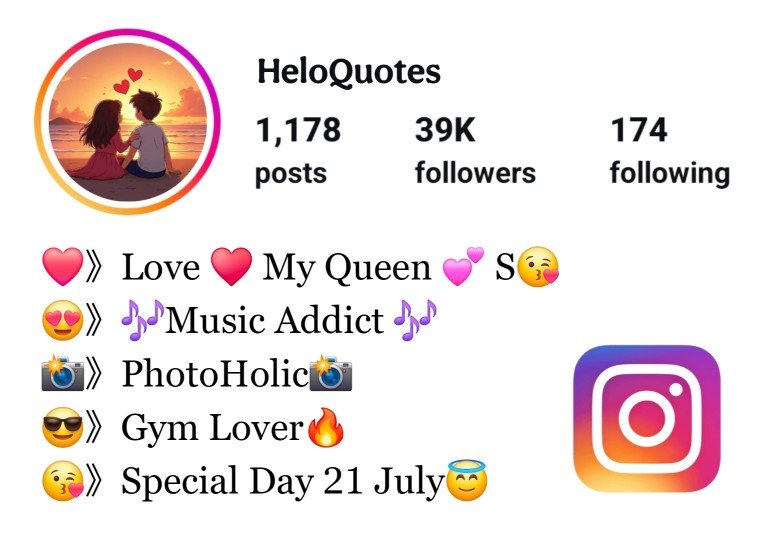 Love Bio For Instagram