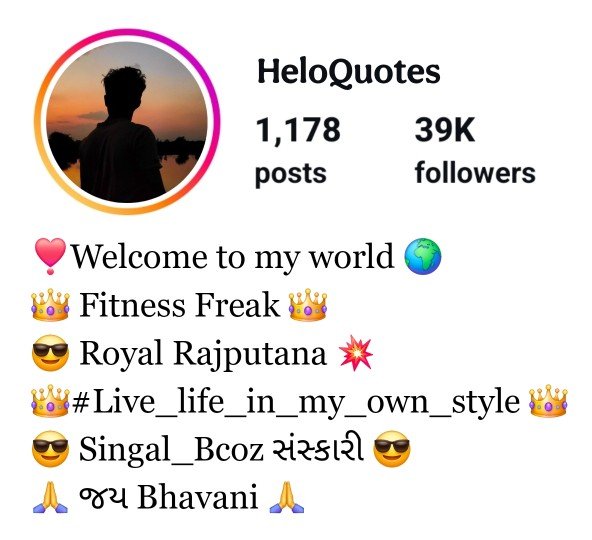 Rajput Bio For Instagram