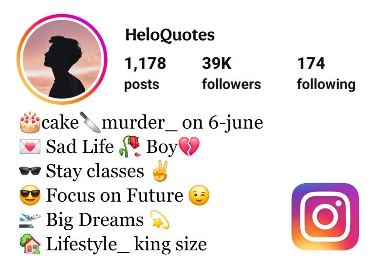 Sad Bio For Instagram