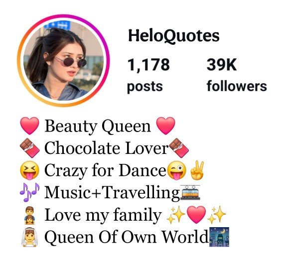 Instagram Bio Ideas For Girls